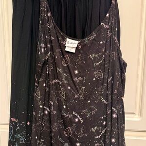 Warner Bros. Black Hogwarts Harry Potter Dress/ Skirt and Camisole Torrid sz 5